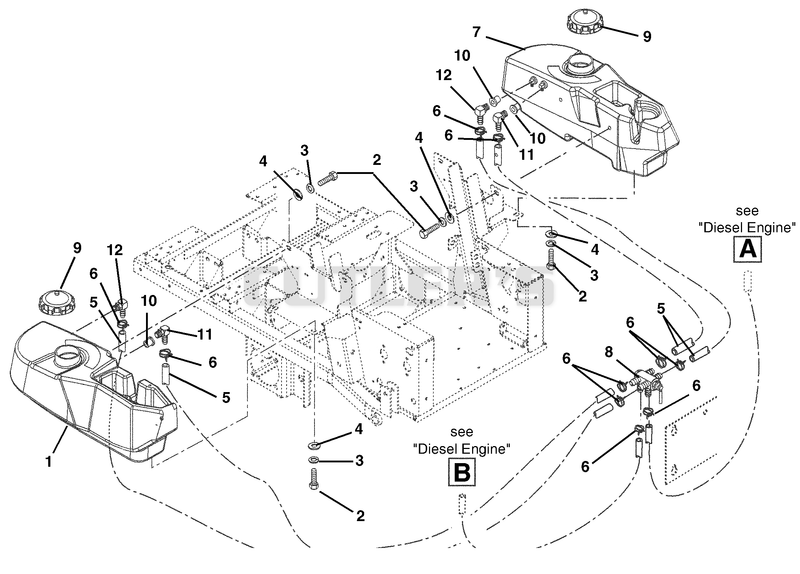 Diesel - Fuel Tanks And Hoses