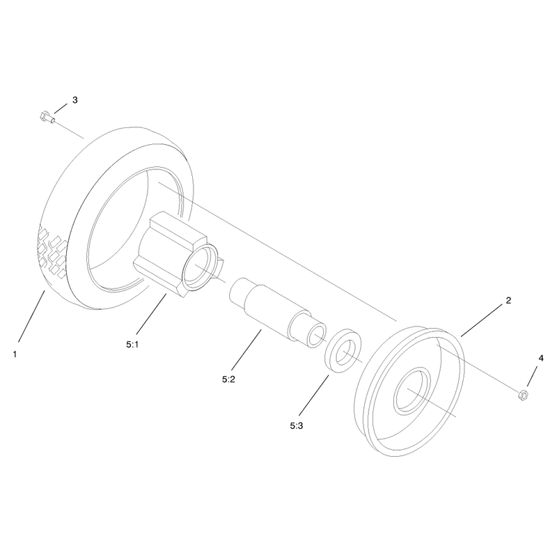 Wheel and Tire Assembly No 53-7720