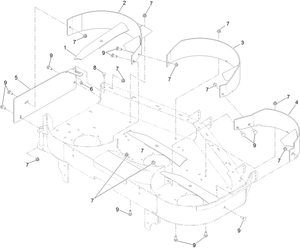 Toro 126-8701 Titan Hd 1500/2000 48 in. Recycler Kit Parts Diagram