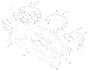 Toro 126-8703 Titan Hd 1500/2000 60 in. Recycler Kit Parts Diagram