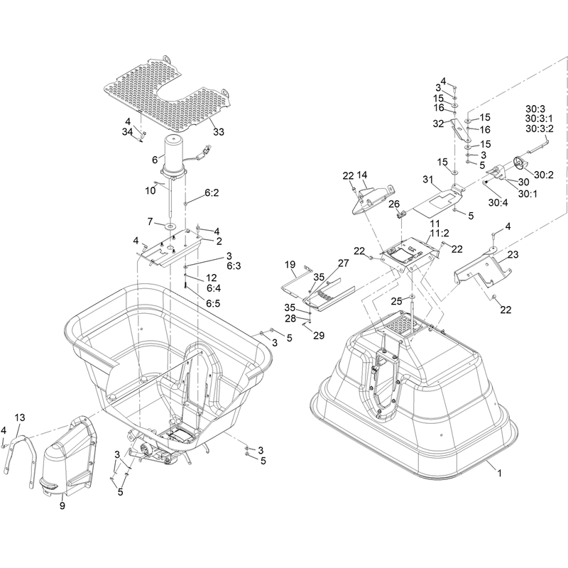 Spreader Hopper Assembly