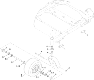 Toro 127-0302 Zmaster Rework Kit Attachment Parts Diagram