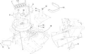 Toro 127-0338 60 in. Bagger Compliance Kit Attachment Parts Diagram