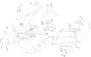 Toro 127-0339 48 in. Bagger Compliance Kit Attachment Parts Diagram