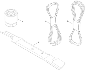 Toro 127-1629 MVP Kit-titan 54 in. Deck Attachment Parts Diagram