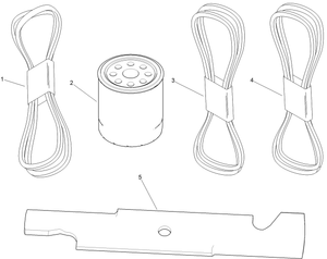 Toro 127-1647 40 in. Deck MVP Kit (Grandstand) Attachment Parts Diagram