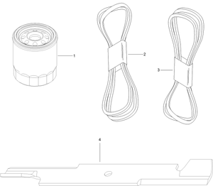 Toro 127-6790 60 in. Deck MVP Kit (Titan Hd 2500) Attachment Parts Diagram