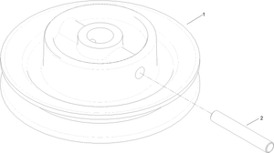 Toro 127-6857 Transmission Pulley Kit Mower Parts Diagram