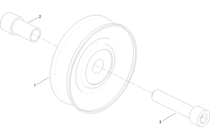 Toro 127-7641 Idler Pulley Concrete Equipment Parts Diagram