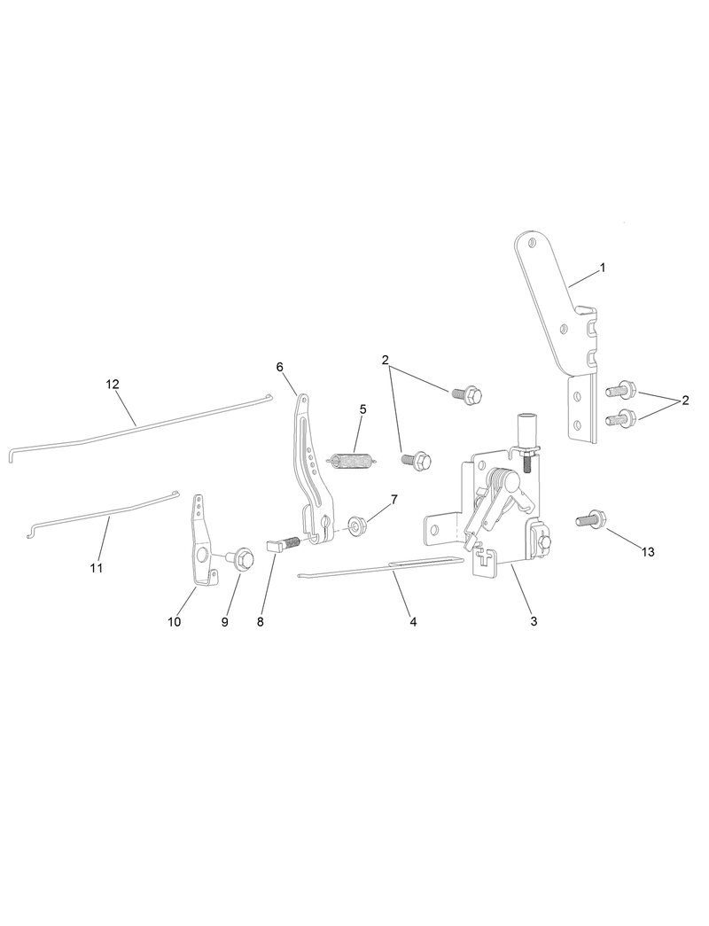 Governor Control Assembly Engine Assembly No 127 9358