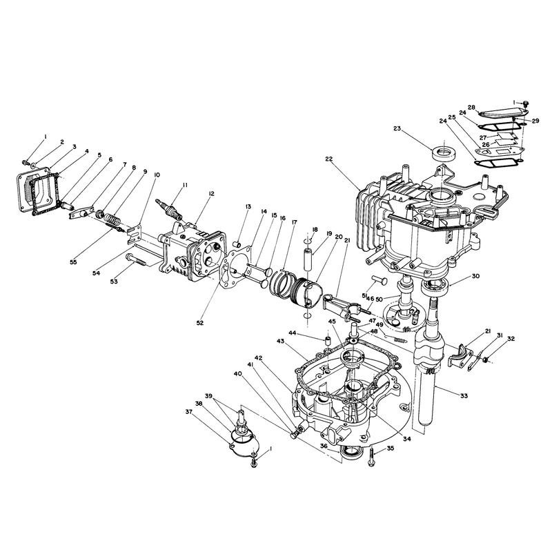 Crankcase Assembly Model No Vmk9