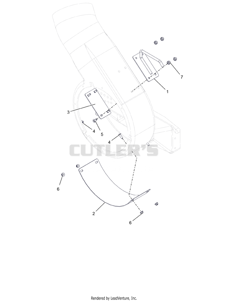 Blower Handle & Guard