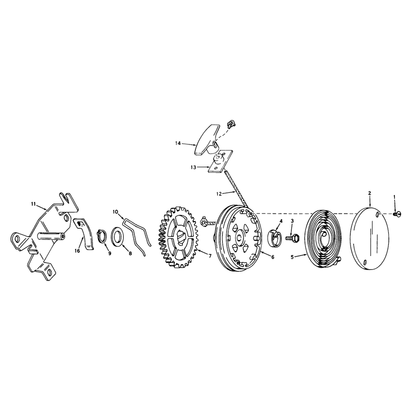 Rewind Starter No 590450