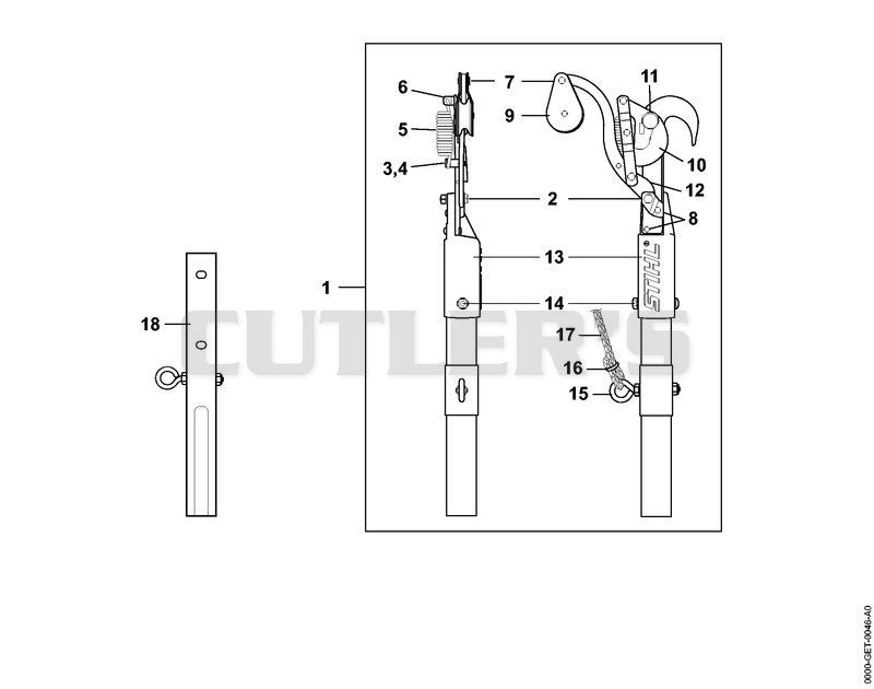 Pruner Head Parts