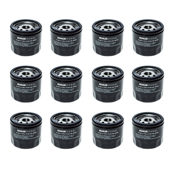 Kohler 12 050 01-S Oil Filter for Command, Aegis, Courage and Triad OHC Engines - 12 PACK