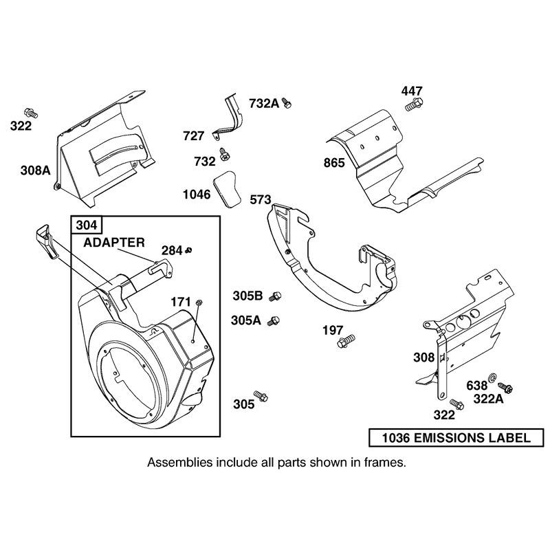 Blower Housing and Cover Assembly