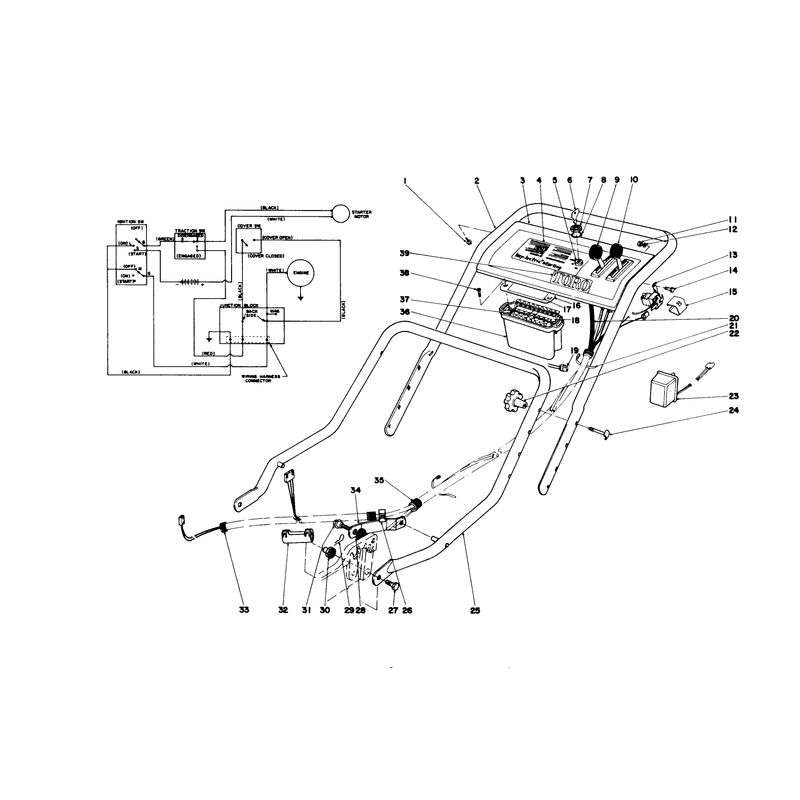 Handle Assembly Model No 20644 and 20657
