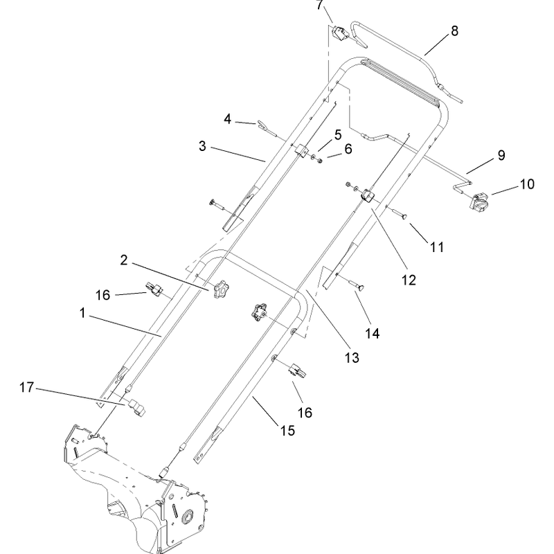 2 Bail HP Handle Assembly