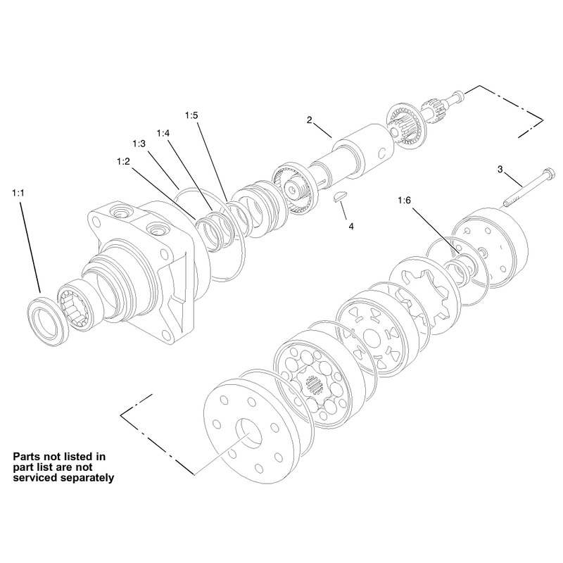 Hydraulic Motor Assembly No 99-3052