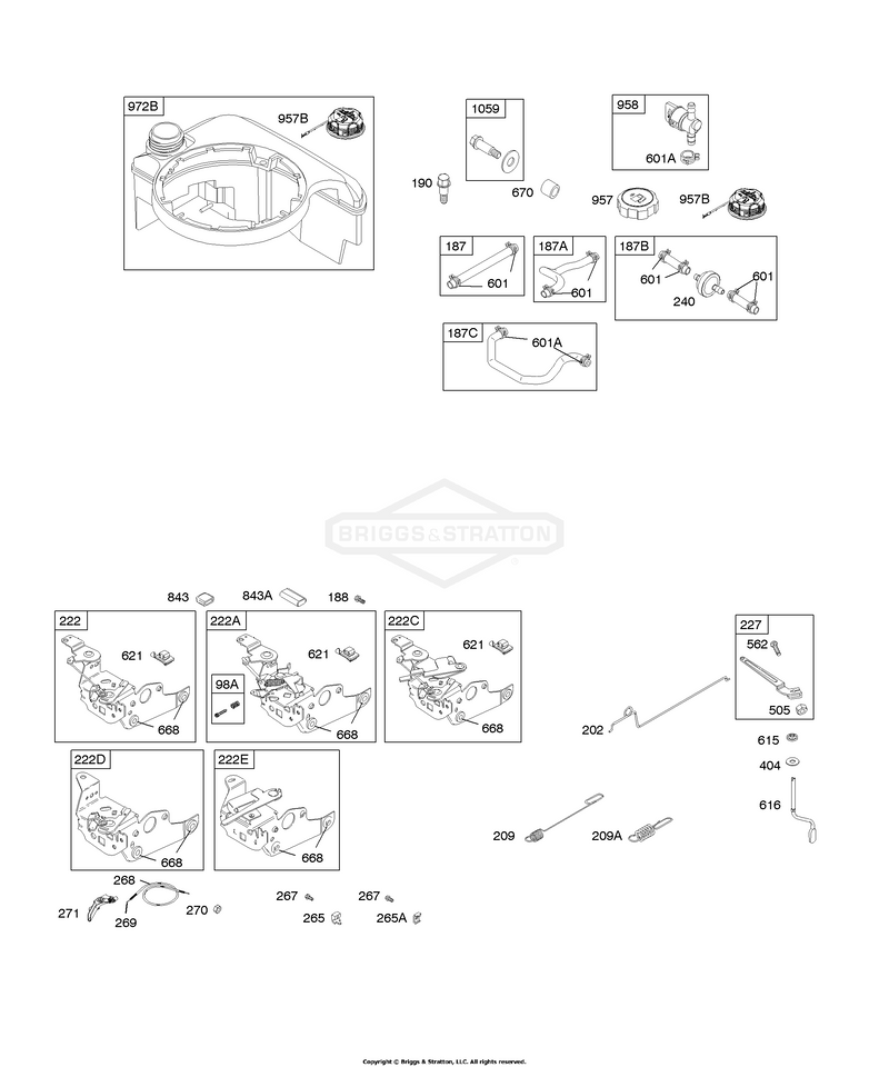 Controls, Fuel Supply, Governor Spring