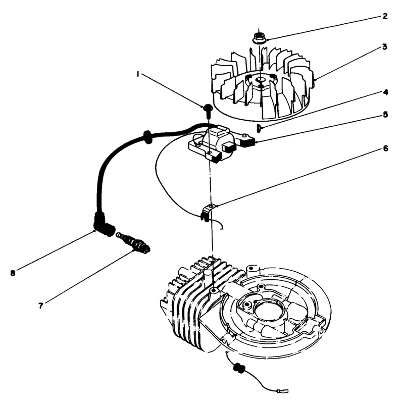 Flywheel and Magneto Assembly