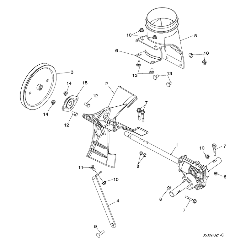 AUGER HOUSING AND IMPELLER