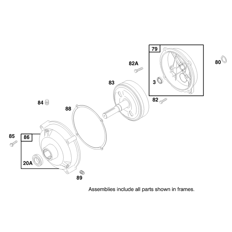 Engine Briggs and Stratton Model 92252-0129-02