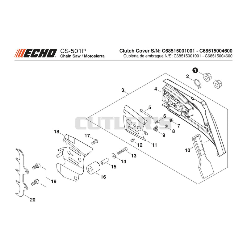 Clutch Cover S/N C68515001001 - C68515004600