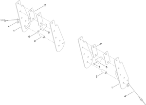 Toro 130-6850 Roll-over Protection System (Rops) Conversion Kit Attachment Parts Diagram
