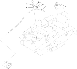 Toro 131-0600 Hose Service Kit, STX-38 Stump Grinder Parts Diagram