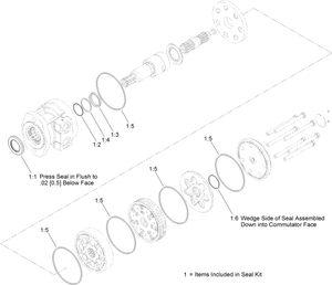 Hydraulic Motor Assembly No 131-0654