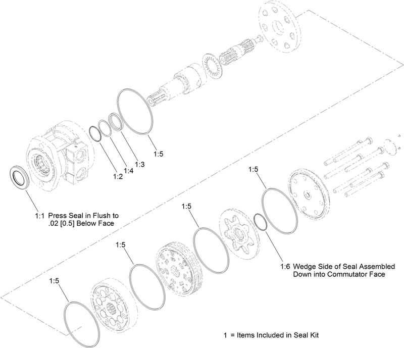 Hydraulic Motor Assembly No 131 0654