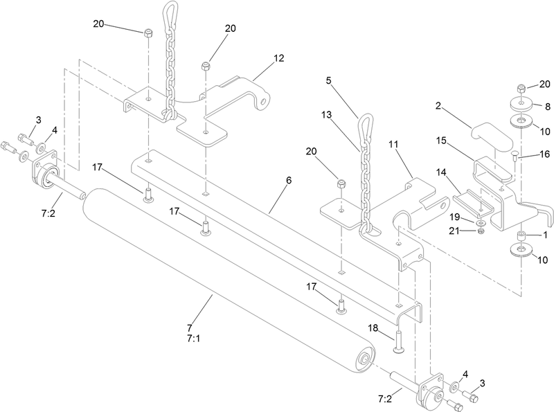 Roller Assembly No 119 0366