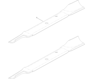 Toro 131-3939-03P 21.6 in. Replacement Blade Kit for 42 in. Timecutter (2007 - 2017) - 2 Pack Parts Diagram