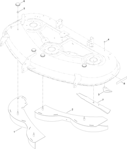 Toro 131-4185 54 in. Recycler Kit Parts Diagram