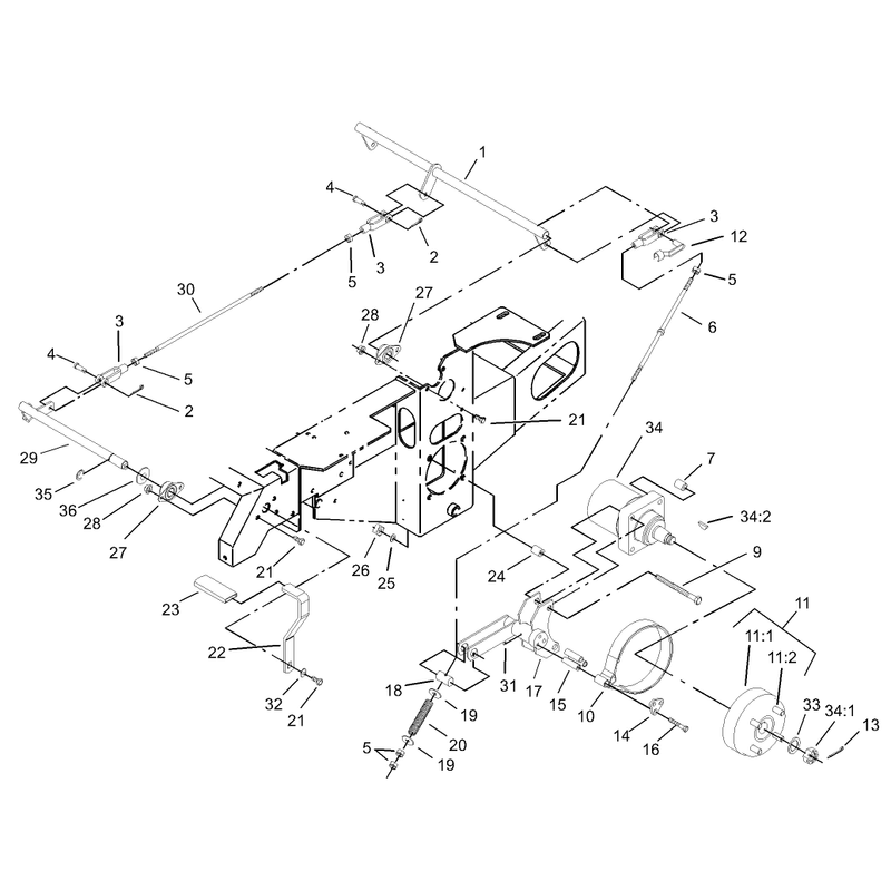 Parking Brake System Assembly