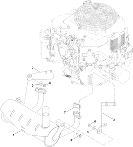 Toro 132-1549 Muffler Assembly Parts Diagram