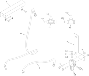 Toro 132-4162 Elevator Pressure Relief and Console Wire Harness Protection Kit, 2024 Directional Drill Parts Diagram