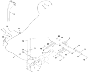 Toro 132-5986 Power Deck Lift Kit Parts Diagram