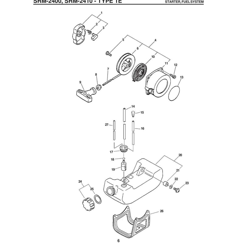 Srm-2410 - Type 1E Starter, Fuelsystem