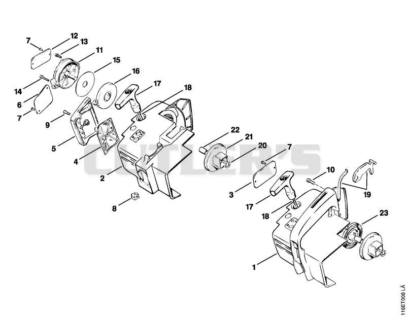 Handle housing