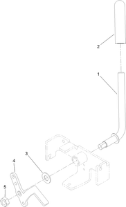 Toro 133-0246 Brake Handle Kit, TX 1000 Compact Utility Loader Parts Diagram