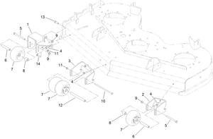 Toro 133-1440 Grandstand Anti-scalp & Wear Bar Kit Parts Diagram