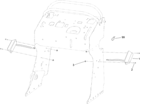 Toro 133-1495 Grandstand Strobe Light Flasher Kit. Parts Diagram