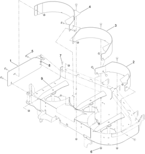 Toro 133-2168 48 in. Recycler Kit (Titan Hd 2500) Parts Diagram