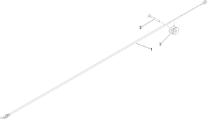 Toro 133-2680 Brake Cable Kit (Service) Mower Parts Diagram