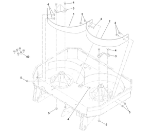 Toro 134-3217 36 in. Recycler Kit Parts Diagram