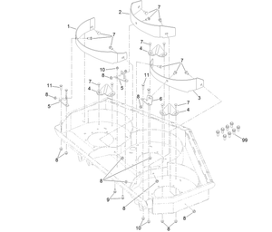 Toro 134-3259 48 in. Recycler Kit) Parts Diagram