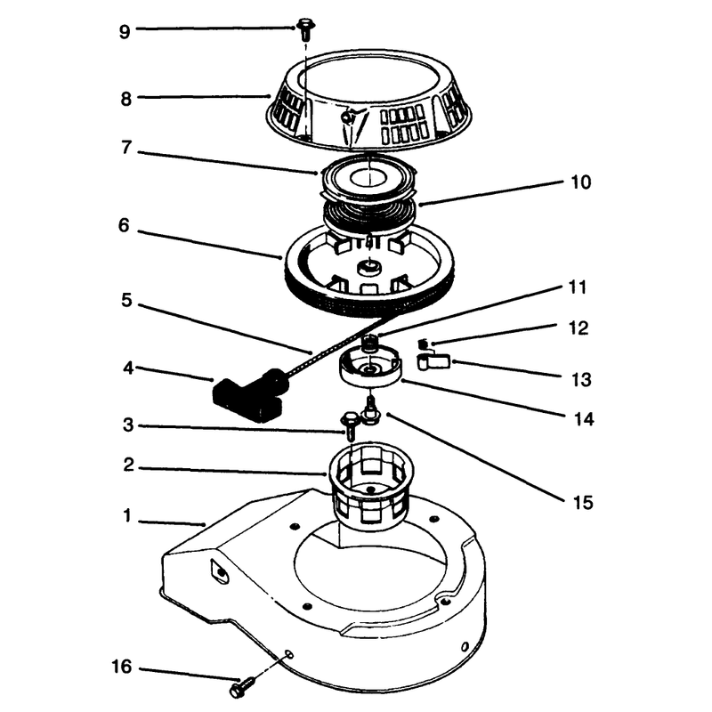 Recoil Assembly Model No 47pr4-3
