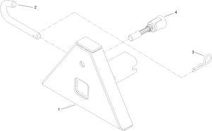 Toro 136-0513 Grandstand (Male End) Quick Attach Parts Diagram